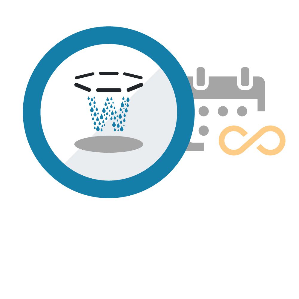 Ronde of gebogen waterprinter te koop (↷ 0,64 m, High resolution 32px/m)