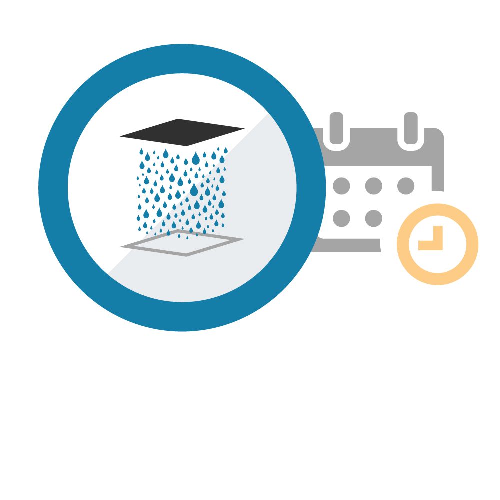 Rain Room uthyres (2,5m, ↔ 2 m, ↕ 2 m)